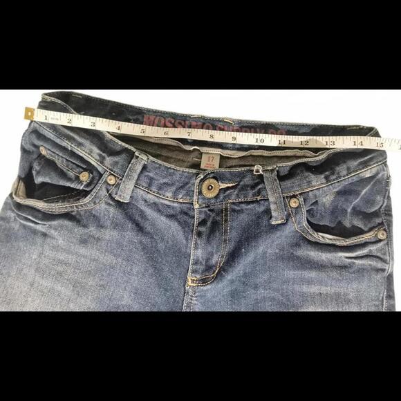Y2k Mossimo Supply Co Women's 7R Fit 6 W30 L32 Dark Wash Bootcut Western Jeans - Picture 9 of 16